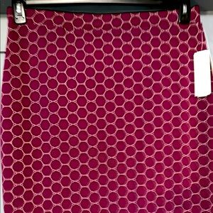 Plum geometric stretch mini